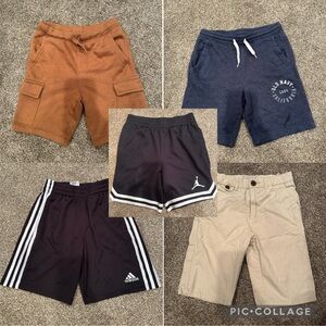 Various brands bundle of 5 boys shorts size 8-10 (m)
